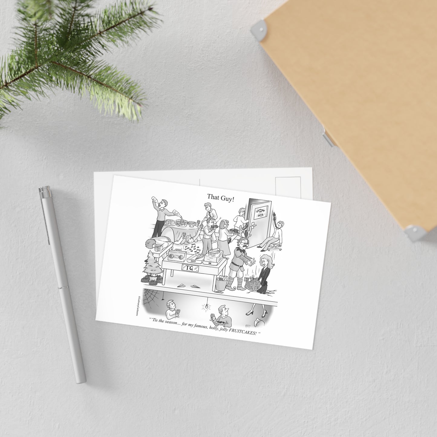 Fine Art Cartoon That Guy Postcards