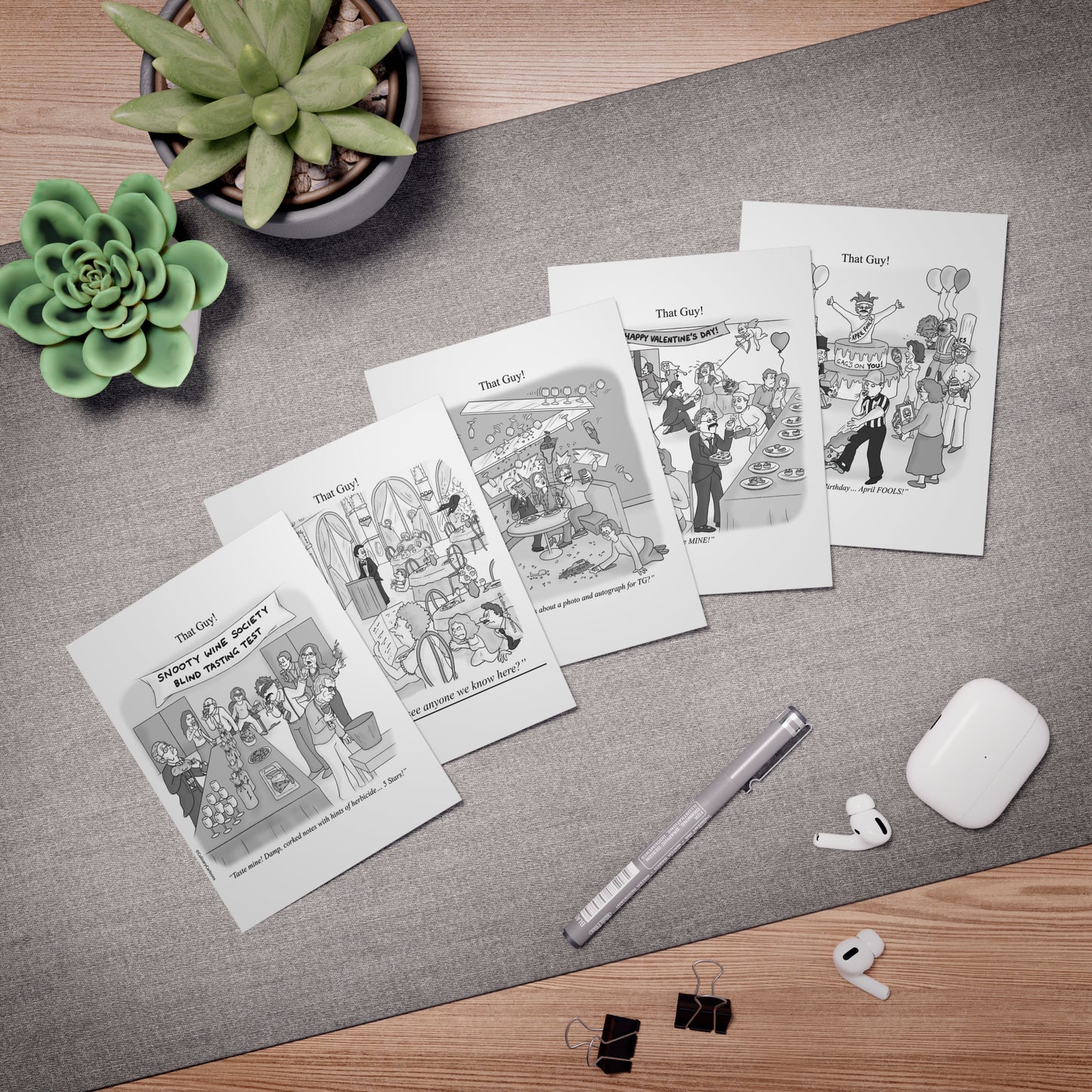 Multi-Design Greeting Cards (5-Pack)