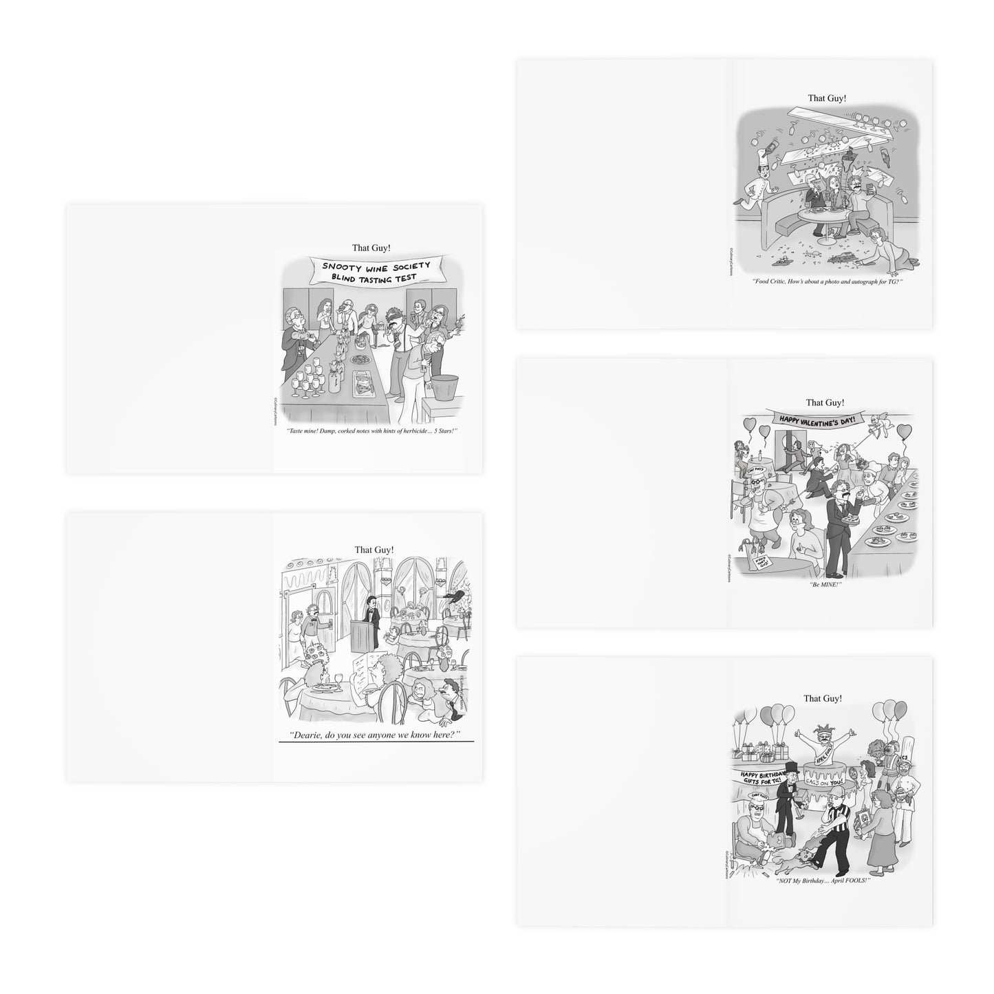 Multi-Design Greeting Cards (5-Pack)